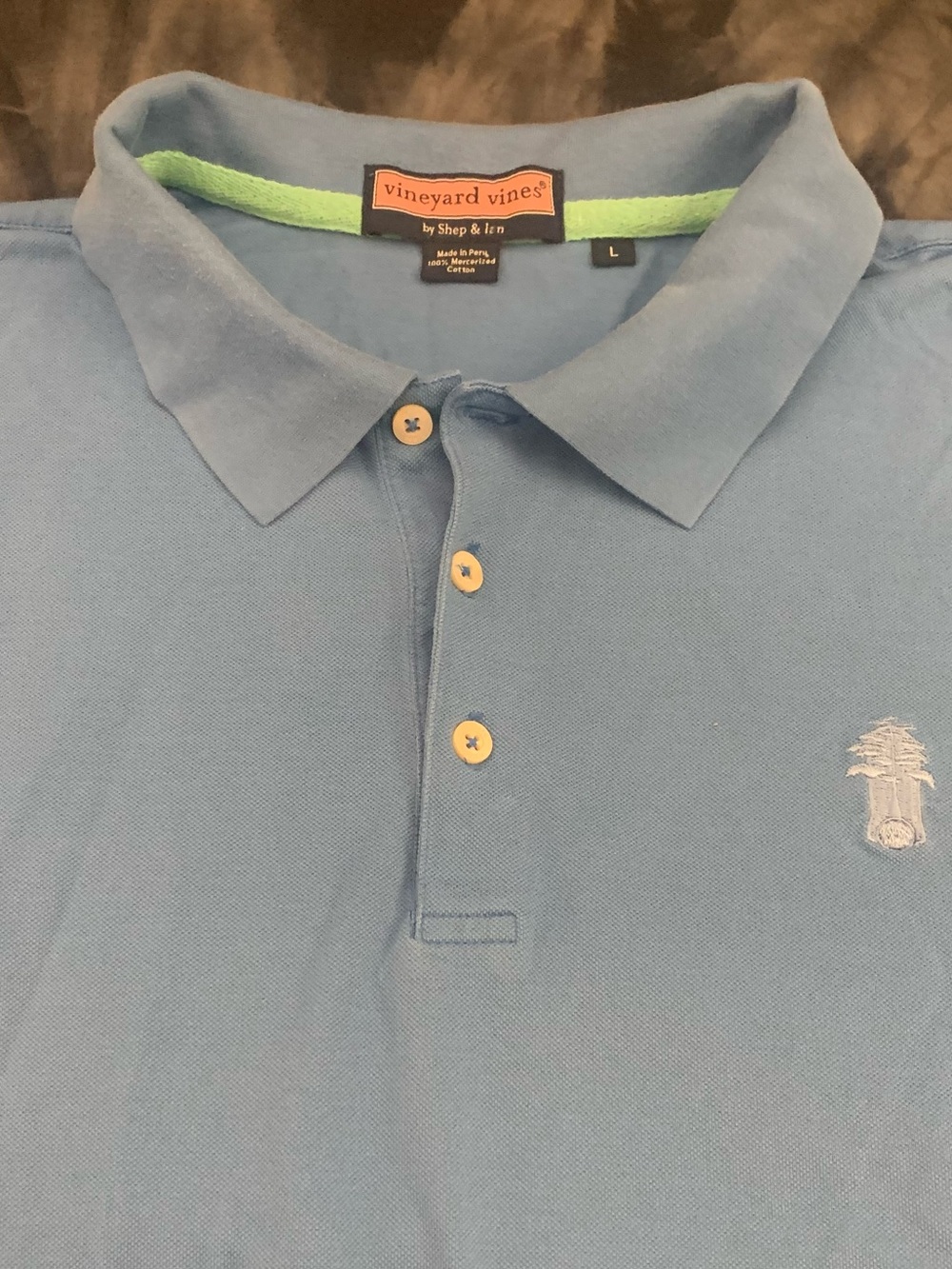 VINEYARD VINES SS Mercerized Cotton 3 Button Polo
